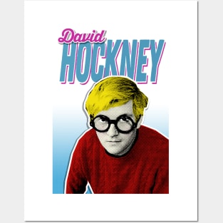 David Hockney Aesthetic 80s Style Design Posters and Art